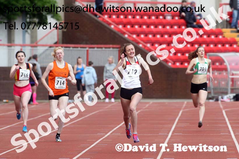 Womens under-20s, North East Track and Field Champs., Gateshead. Photo: David T. Hewitson/Sports for All Pics